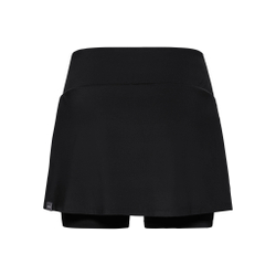Женская теннисная юбка HEAD Club Basic Skirt Women - Black, Silver