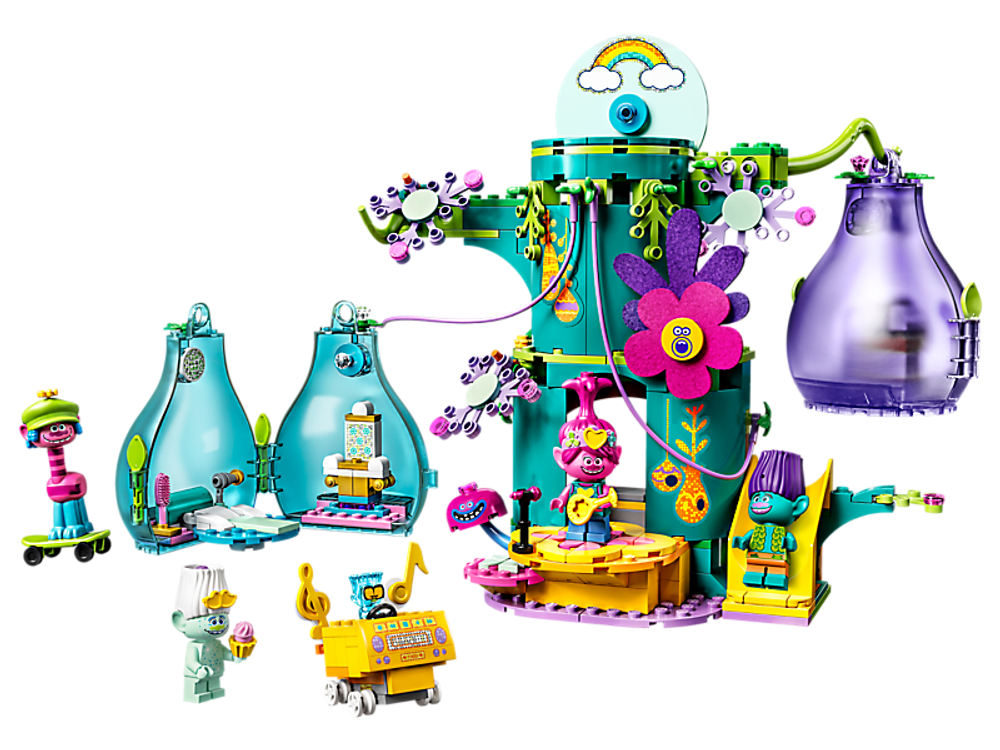 LEGO Trolls: Праздник в Поп-сити 41255 — Pop Village Celebration — Лего Троллз Тролли