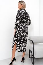 Платье Делиса (белый/черный) Р11-1191/2 Nikol