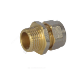 Муфта МП латунь никель обжим Дн 20х1/2" НР ГОСТ 32415-2013 7001 Aquasfera 7001-03