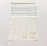 Рулонная штора День-Ночь Люкс, ткань 8920 Канзас, цвет белый