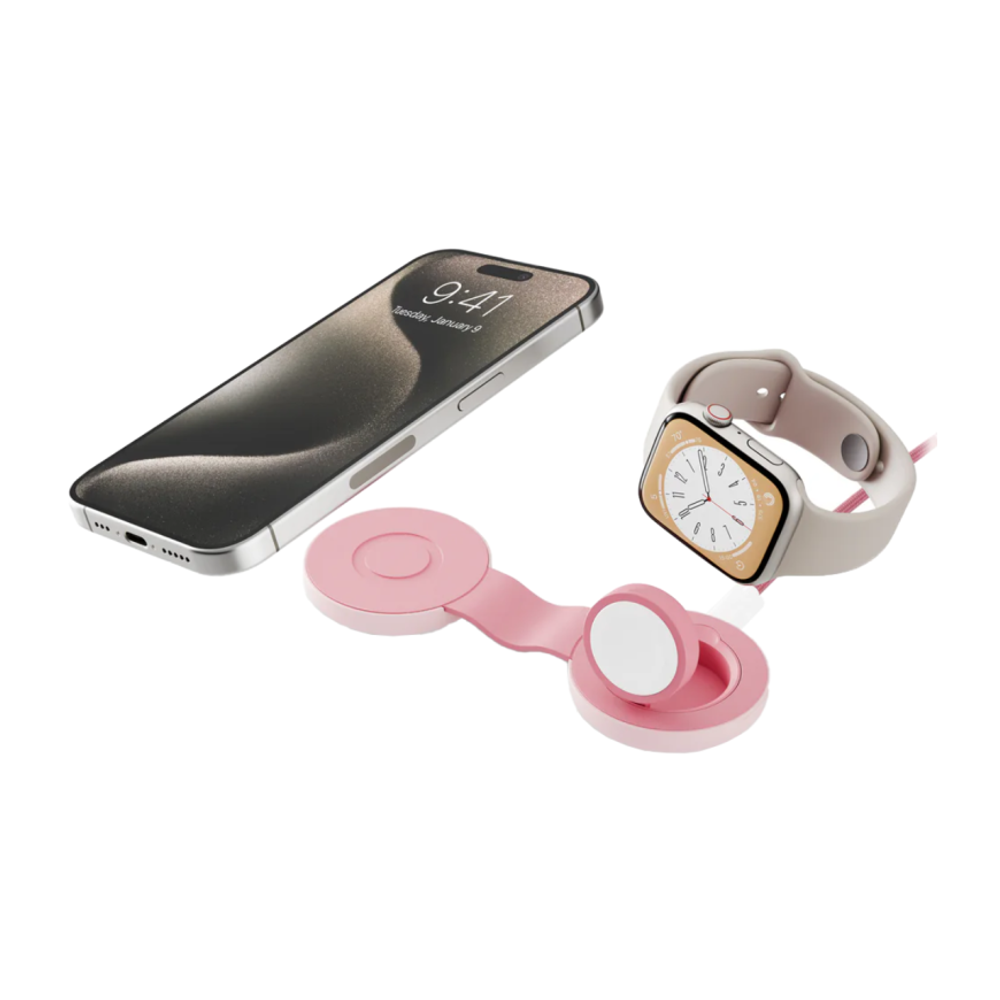 Складная зарядная станция MagSafe Twelve South Butterfly SE для iPhone и Apple Watch (Qi2) Беспроводная зарядка: Qi 15 Вт, магнитное крепление для быстрой зарядки Apple Watch (Qi 5 Вт). Проводная зарядка: нет. Сертификации MFi и Qi2. Отсутствует LED-индик