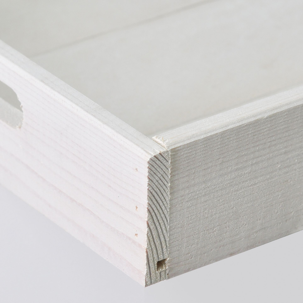 Поднос, 38х28, Флоутард, столик для завтрака в постель, для кухни, состаренный белый, Dipriz