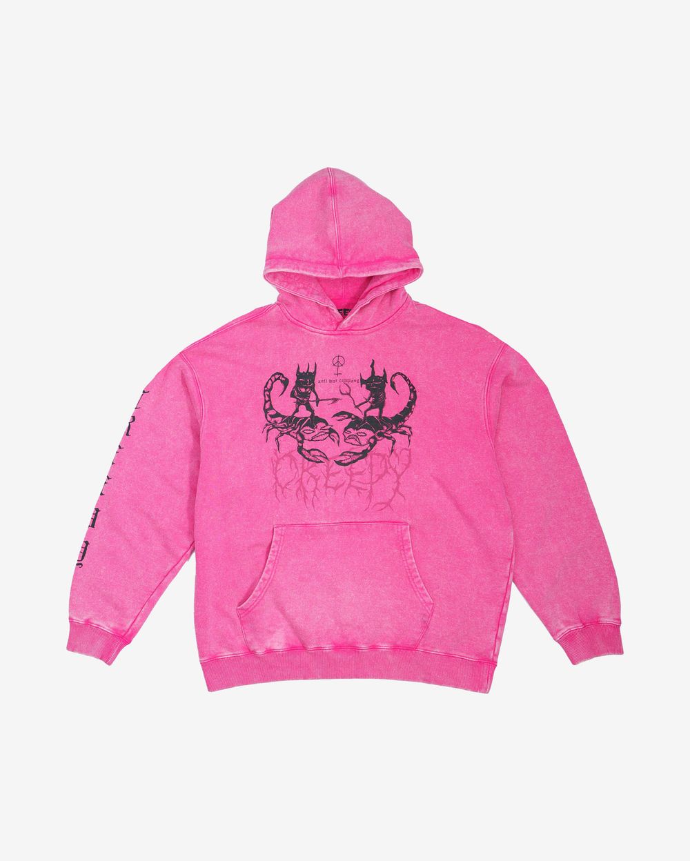 Худи Creepy Clothing Скорпионсы Розовый