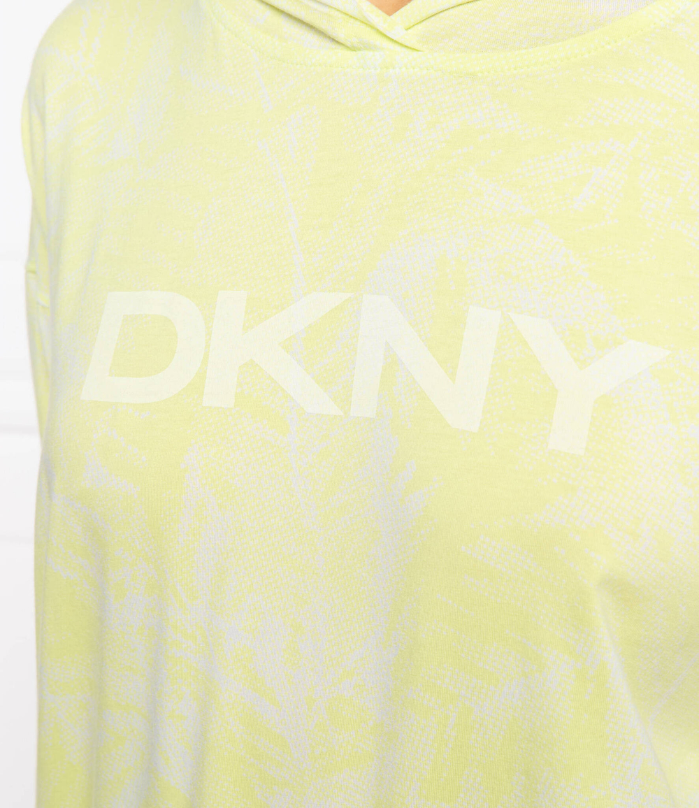 Худи pixel palm DKNY Sport - лимонный(DP1T8038)