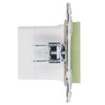 SKANDY Розетка USB A+C 18Вт SK-R13G мятный IEK