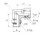 Соединение FRN90 BSP 1.1/4 - BSP 1