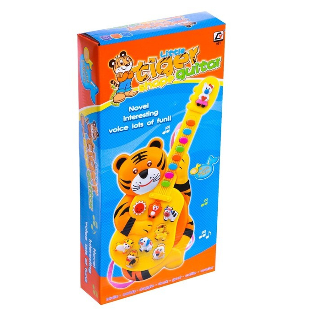 6975768 Музыкальная игрушка гитара «Тигрёнок», звуковые эффекты