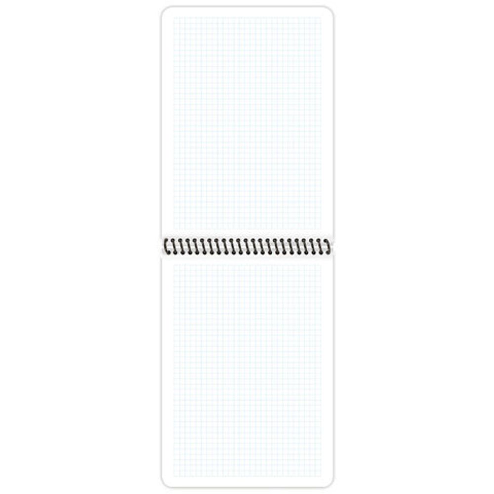 Блокнот А5 80 л., спираль пластиковая, обложка пластик, клетка, BRAUBERG "Metropolis", КРАСНЫЙ, 115568