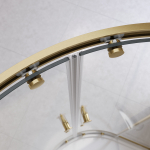 Душевой уголок Cezares RELAX-304-R-2-90-C-BORO, 90х90х200, профиль брашированное золото, прозрачное стекло