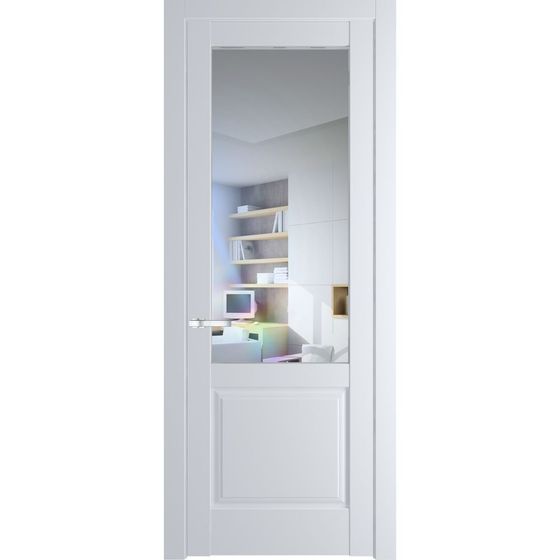 Межкомнатная дверь эмаль Profil Doors 4.2.2PD вайт остеклённая