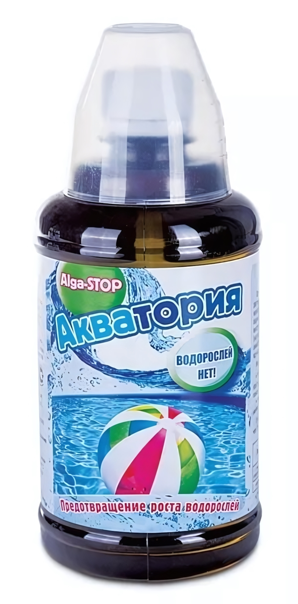 Акватория "Alga-Stop" от роста водорослей в бассейне с мерным стаканом 500 мл