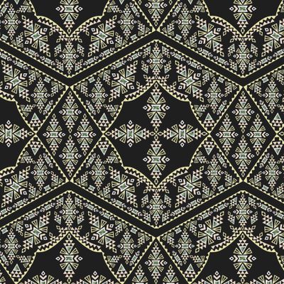 Full color pattern with ethnic ornaments decor