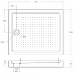 Акриловый поддон для душа BelBagno Tray 120x100 TRAY-BB-AH-120/100-15-W Белый