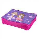 Папка с ручками 1 отделение, А4 260х340х80 мм, Alingar, ПВХ, ручки тесьма, дизайн с одной стороны, молния сверху, внутр. карман, "Модницы"