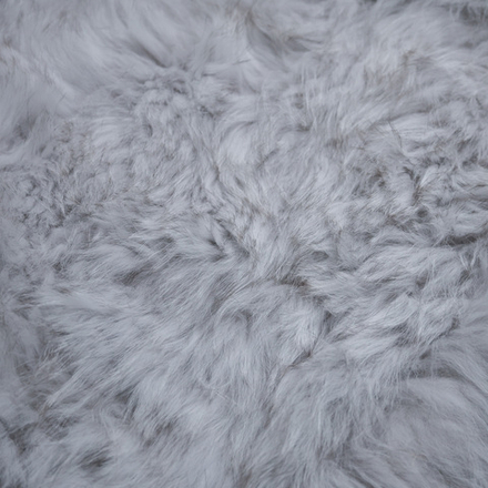 Вязаный плед из натурального меха песца 200*150 см ("соль с перцем")