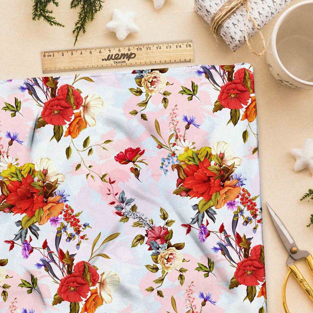 Ткань лен страстное поле