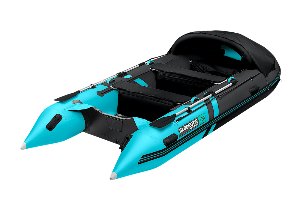 Лодка ПВХ Gladiator Active C420AL с алюминиевым полом