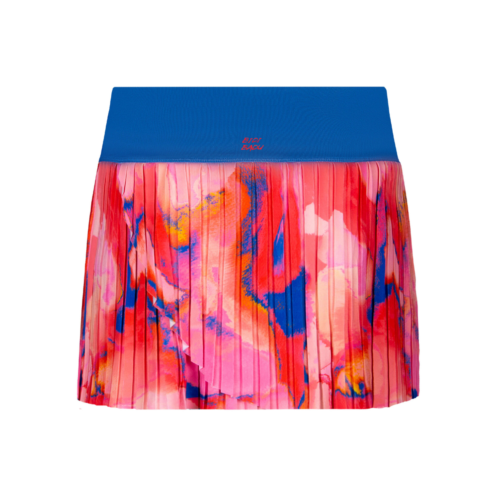 Женская теннисная юбка BIDI BADU Inaya Tech Plissee Skirt Women - Multicoloured, Blue