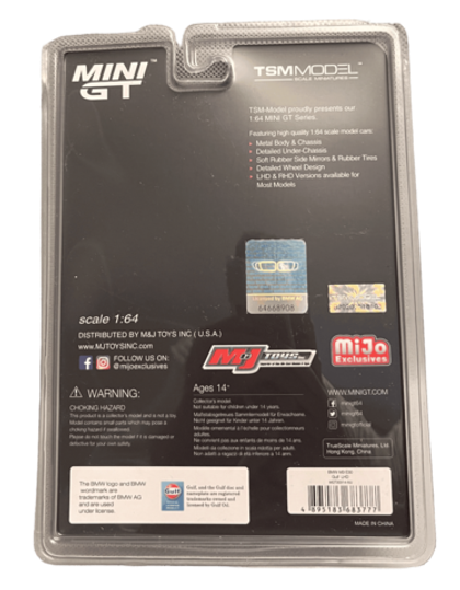 Mini GT BMW M3 E30 (Gulf) (2022)