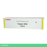 Тонер Canon 034 9451B001 желтый