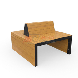 Скамейка Линарес 110х120 двусторонняя