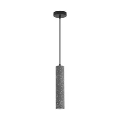 8354/1A SUSPENTIONI черный, металл/цемент Подвес GU10 LED 5W 220V SHAMAREL