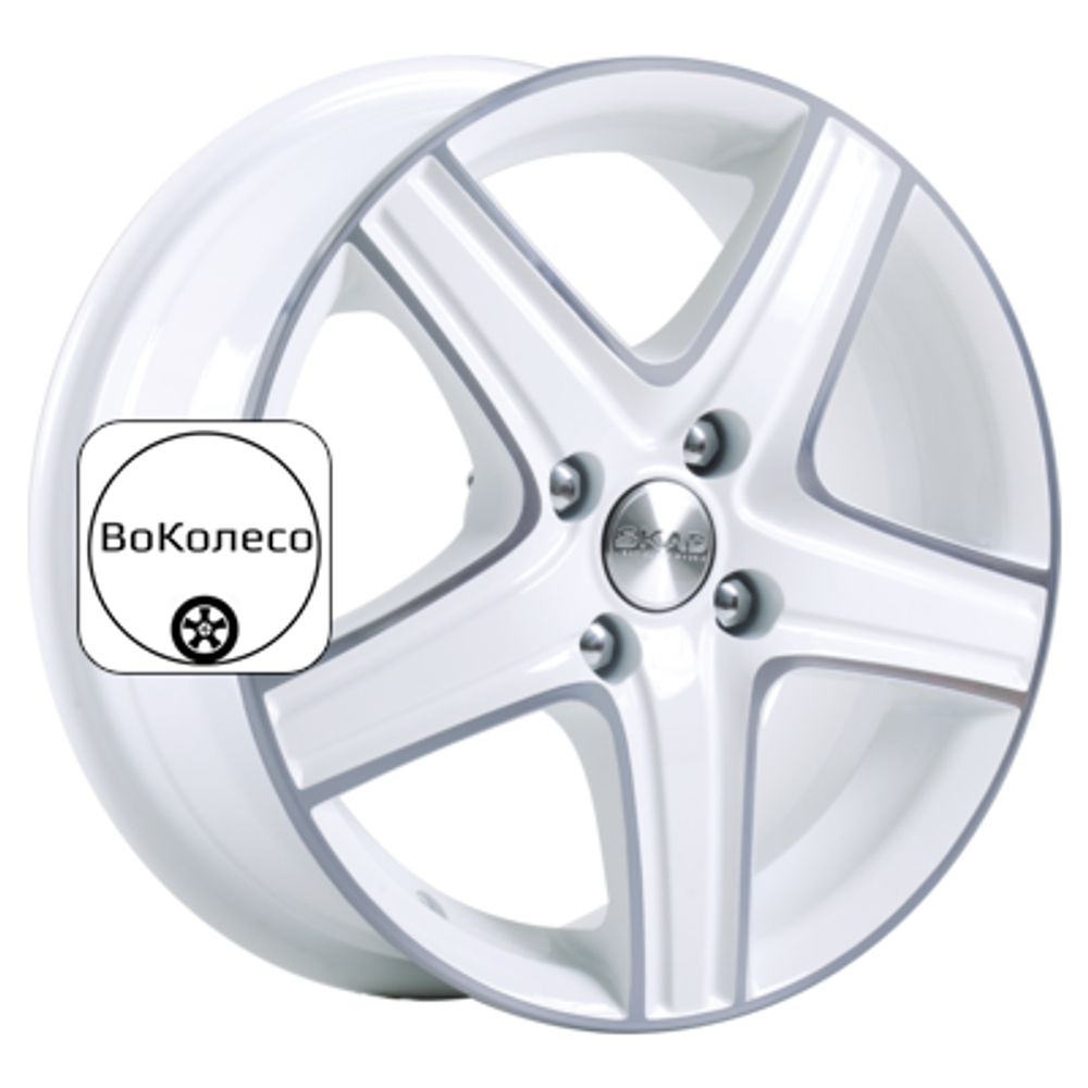 5,5x14/4x98 ET38 D58,6 Магнум (КЛ160) Алмаз белый СКАД