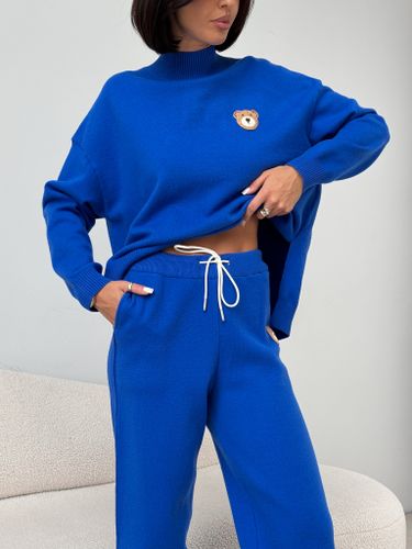 Костюм женский Мишка синий