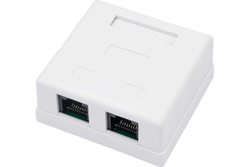 Компьютерная розетка REXANT -2RJ-45 CAT5e 03-0151