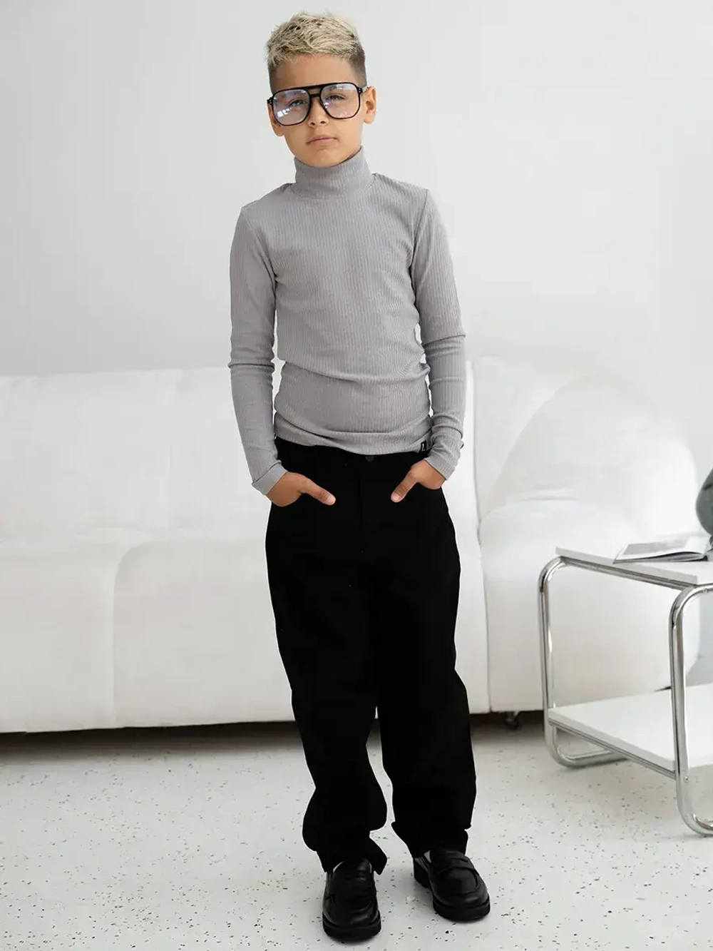 Водолазка для мальчика на осень школьная