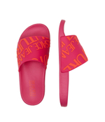 Шлепанцы Versace Jeans Couture - малиновый(76VA3SQ171352)