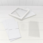 Коробка сборная 30х30х15 см (Белый)