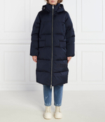Пуховое пальто SATEEN HOODED MAXI Tommy Hilfiger - темно-синий(WW0WW40834)