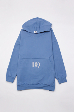 "DQ" navy blue hoodie