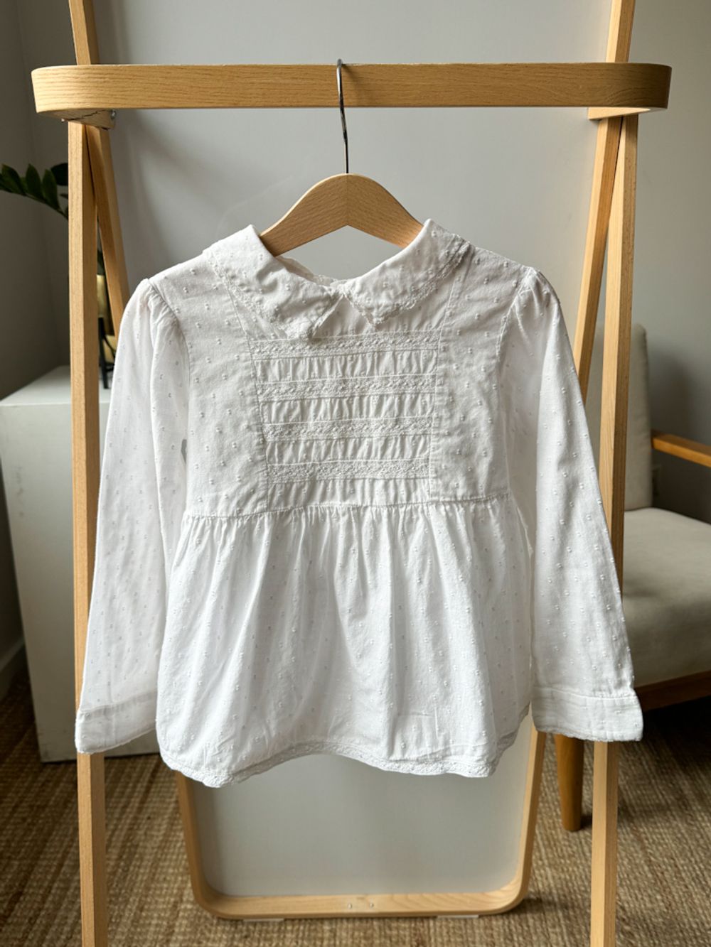 Хлопковая блузка Bonpoint, 116