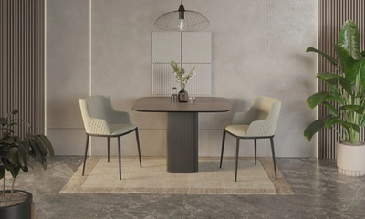 Стол квадратный Илан шпон