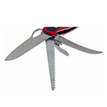 Нож перочинный Victorinox RangerGrip 58 (0.9683.MC) 130мм 12 функций красный/чёрный