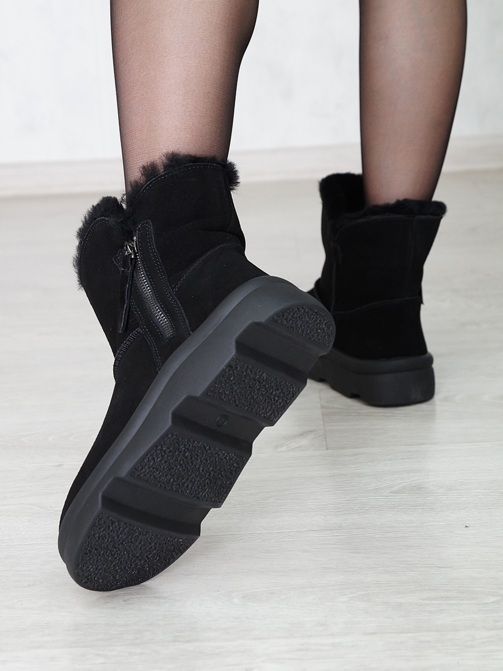 Полусапожки женские зимние