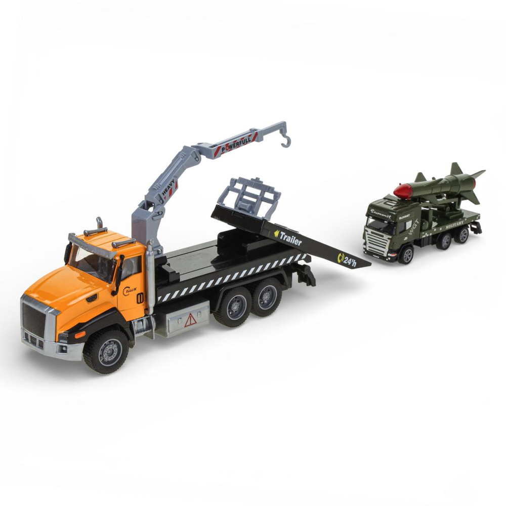 Автовоз ин. + 1 машинка, коробка W2213-19