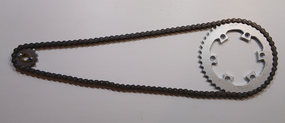 Комплект привода 520 (цепь,звезда ведущая,звезда ведомая) Мотоцикл BSE Z3