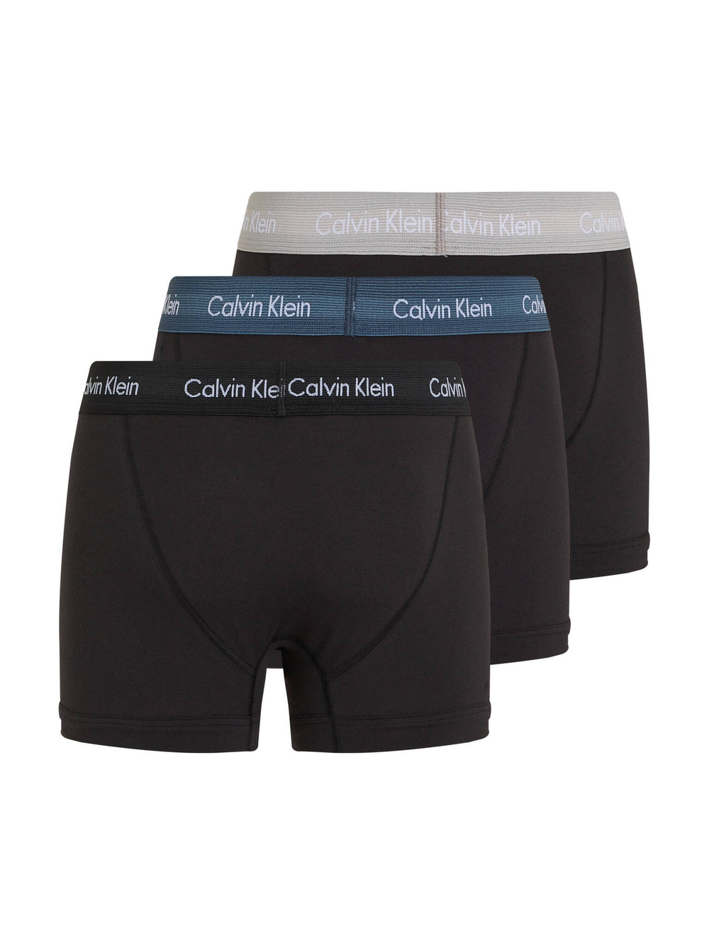 трусики-боксеры 3-pack Calvin Klein Underwear - голубой(0000U2662G)