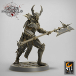 Blood Knight Человек Воин Паладин Варвар Файтер Рыцарь миниатюра для dnd, днд, pathfinder, фентези, Настольная игра, НРИ, Варгейм, РПГ