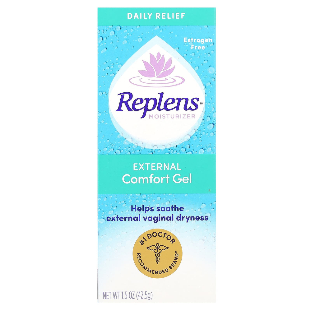 Replens, внешний комфортный гель, увлажняющий гель, 42,5 г (1,5 унции)