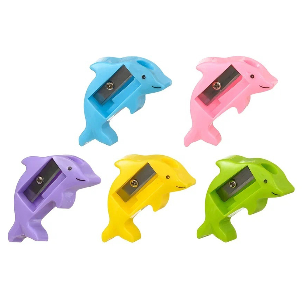 Точилка Basir, одинарная, серия "Дельфин", 5 см