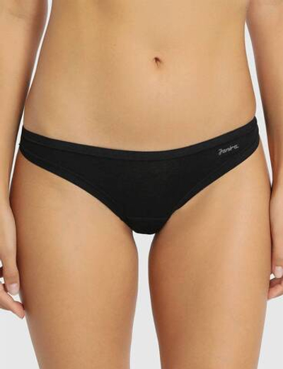 Трусики-слипы с заниженной линией талии Cotton Band (Размер: L) (Цвет: черный)