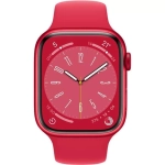 Apple Watch Series 8, 41 мм, из алюминия цвета (PRODUCT)RED, спортивный ремешок
