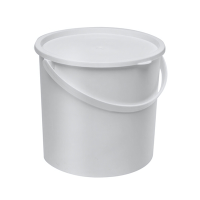 Ведро с герметичной крышкой и ручкой 3,6 л (белое)