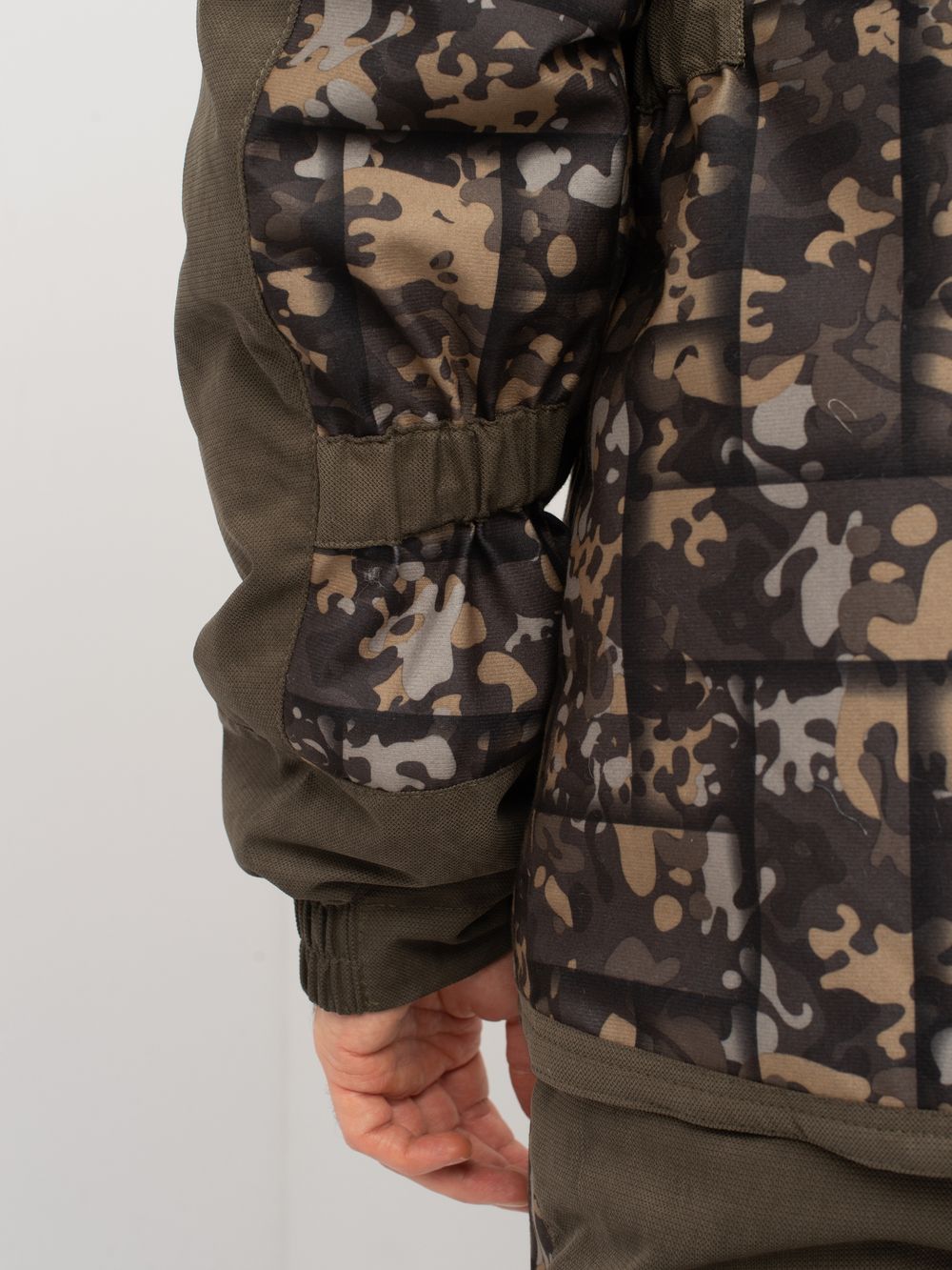 Костюм демисезонный Горка-Люкс ткань Исландия/Алова цвет Хаки/КМФ 005