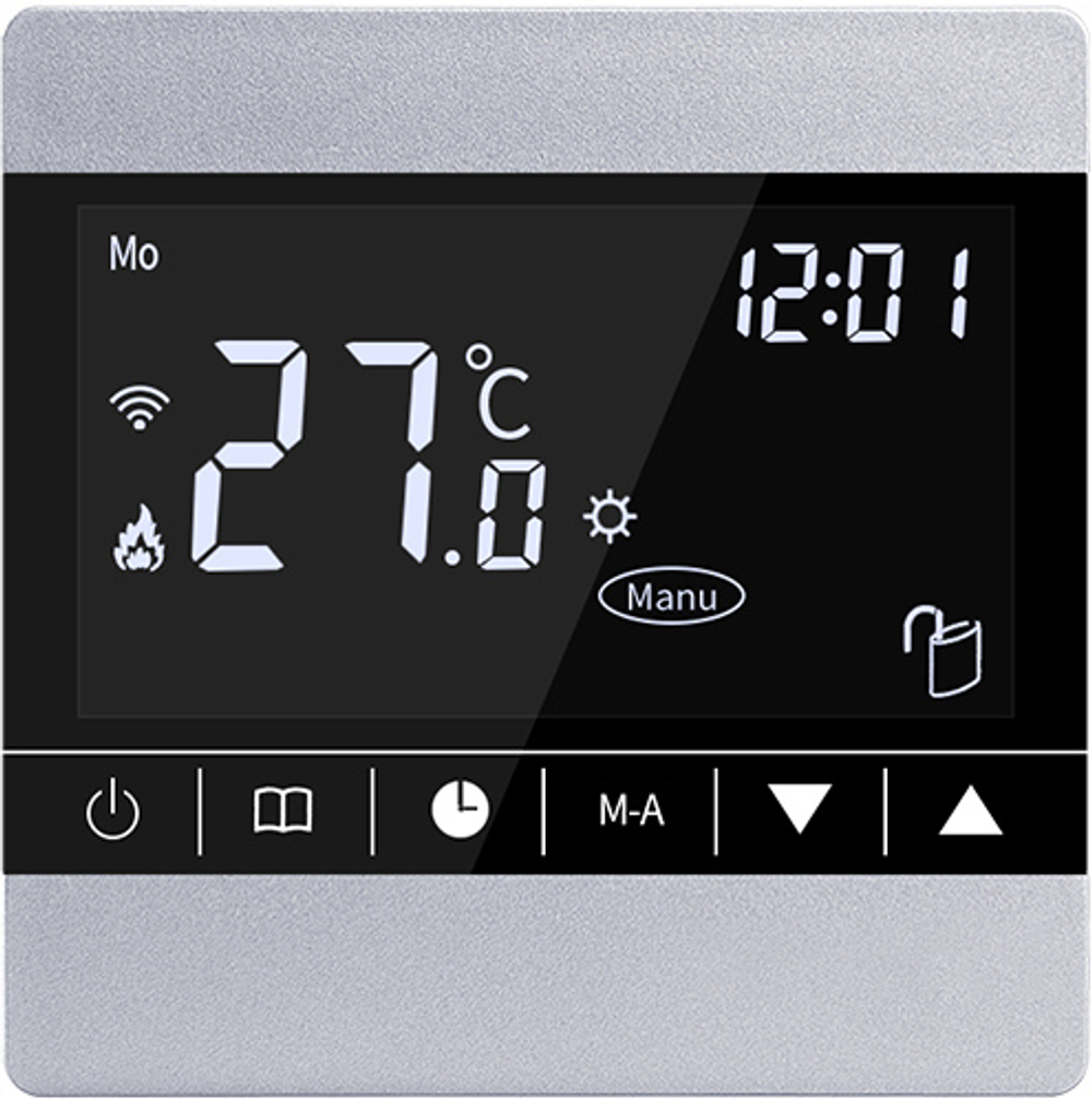 Терморегулятор Grandeks 15H WI-FI Silver